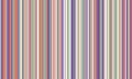 Pattern of vertical stripes, colorful thin and thick lines. Irregular stripe background, vector seamless texture. Abstract striped Royalty Free Stock Photo