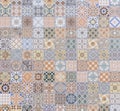 Pattern of vintage style wall tile texture Royalty Free Stock Photo