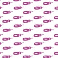 Pattern with violet Eggplants