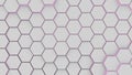 Pattern wallpaper turbulent wavy hexagons tiles Royalty Free Stock Photo