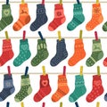 Pattern from warm socks