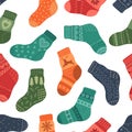 Pattern from warm socks.