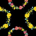 PATTERN WATERCOLOR wreaths