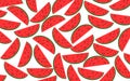Pattern of watermelon slices Royalty Free Stock Photo