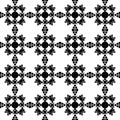 Monochrome repeted pattern design