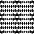 Monochrome repeted pattern design