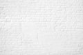 Pattern of white brick wall background Royalty Free Stock Photo