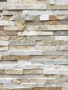 Marble wall, Pattern of White Modern stone Brick Wall Surfaced Royalty Free Stock Photo