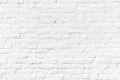 Pattern of white painted brick wall Royalty Free Stock Photo