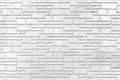 Pattern of white stone cladding wall tile texture and seamless background Royalty Free Stock Photo
