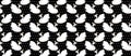 Pattern with a white swan on the background Royalty Free Stock Photo