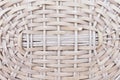 Pattern of wicker basket for background. Royalty Free Stock Photo
