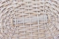 Pattern of wicker basket for background. Royalty Free Stock Photo