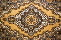 Pattern of a woolen carpet Royalty Free Stock Photo