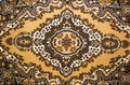 Pattern of a woolen carpet Royalty Free Stock Photo