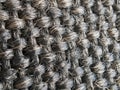 Pattern woven wool fibers