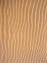Pattern of wrinkles in sand Royalty Free Stock Photo