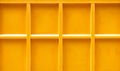 Pattern yellow container of truck with striped line texture