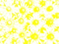 Pattern with yellow flowers for background