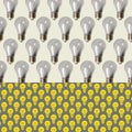 Patterned Background - Light Bulbs
