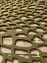 Patterned green felt tablecloth, abstract textured background, selective focus Royalty Free Stock Photo
