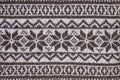 patterned jacquard knitted fabric