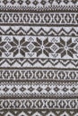 Patterned jacquard knitted fabric