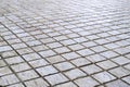 Patterned paving tiles, cement brick floor background