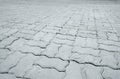 Patterned paving tiles, cement brick floor background Royalty Free Stock Photo