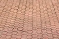 Patterned paving tiles floor background