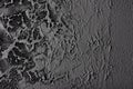 Patterned texture of gray concrete wall, putty pattern. place for text