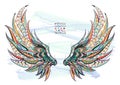 Patterned wings