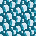Milk paper pack seamless pattern vector illustration background