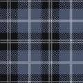 Tartan seamless pattern, black, navy blue, Patterns 17 3 2023