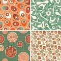 Patterns in bio style Royalty Free Stock Photo