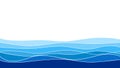 patterns blue sea. ocean wave banner template background Royalty Free Stock Photo