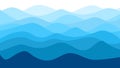 patterns blue sea. ocean wave banner template background Royalty Free Stock Photo