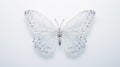 patterns butterfly white background Royalty Free Stock Photo