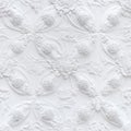 Patterns on the ceiling gypsum sheets of white flowers, plaster background - floral pattern, seamless pattern. SEAMLESS Royalty Free Stock Photo