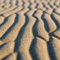 These patterns are commonly found in desert dunes or beach environments Royalty Free Stock Photo