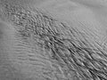 Patterns created ÃÂ¾n the sand by waves and wind, sand pattern Royalty Free Stock Photo