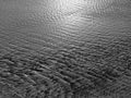 Patterns created ÃÂ¾n the sand by waves and wind Royalty Free Stock Photo