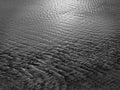 Patterns created ÃÂ¾n the sand by waves and wind Royalty Free Stock Photo