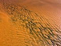 Patterns created ÃÂ¾n the sand by waves and wind, sand pattern Royalty Free Stock Photo