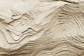 Patterns of erosion of sand