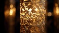 patterns gold pillar Royalty Free Stock Photo