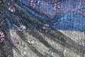 Patterns of the Orenburg downy shawl Royalty Free Stock Photo