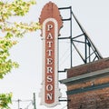 Patterson Theater sign in Highlandtown, Baltimore, Maryland