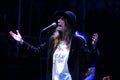 Patti Smith during the concert Royalty Free Stock Photo