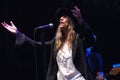 Patti Smith during the concert Royalty Free Stock Photo